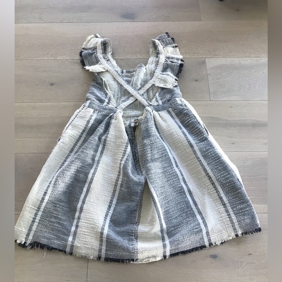 DRA Los Angeles Anthropologie Malibu striped textured  Dress sz medium - Picture 4 of 7